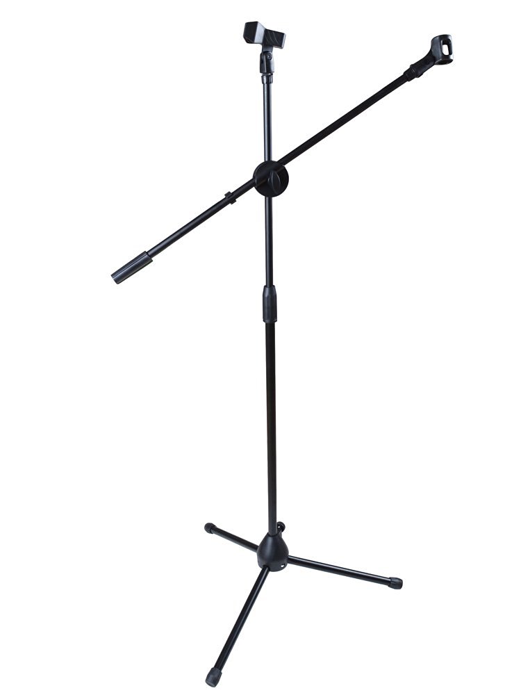 tms-dual-mic-clip-microphone-stand-360-degree-rotating-folding-type-boom-arm-tripod