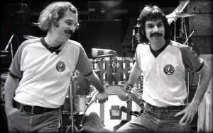 Duo Bill Kreutzmann and Mickey Hart Drumming “Grateful Dead” 