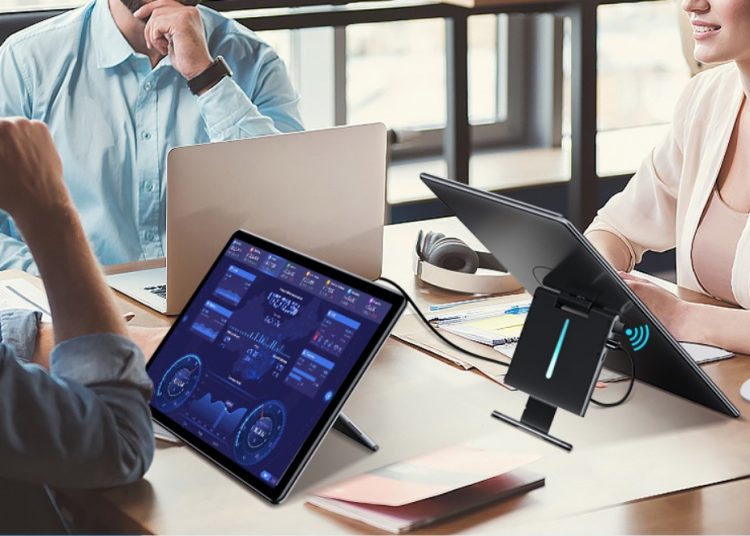 UPERFECT Portable Monitor Freestanding Touchscreen Save 44% at $280.49 Now