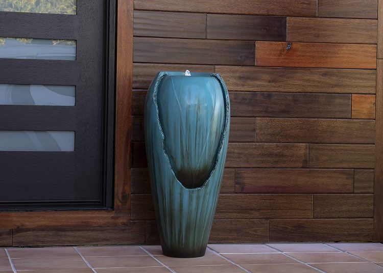 Alpine LED Light Water Jar Fountain