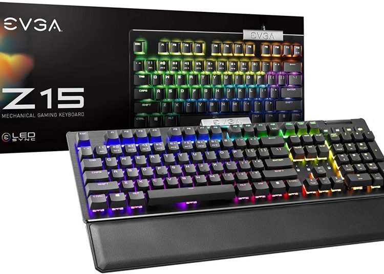Amazon Epic Daily Deals - EVGA Z15 RGB Gaming Keyboard Saves 69% at $39.99 Now