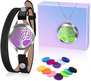 Aromatherapy Essential Oil Diffuser Bracelet Set