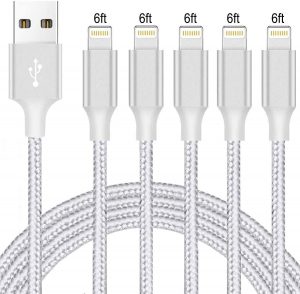 CVILUX 6ft Lightning Charging Cables