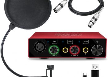 Dingsun USB Audio Interface with Mic Preamplifier