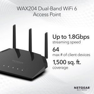 ETGEAR WAX204 Dual-Band WiFi 6 Access Point