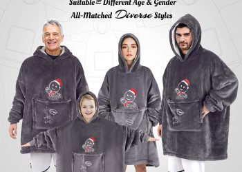 Wearable Hoodie Blanket