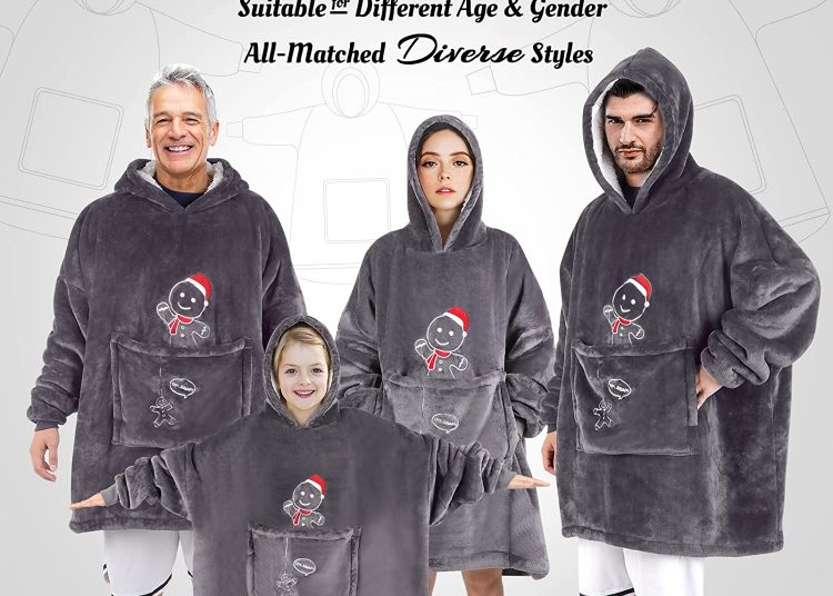 Wearable Hoodie Blanket