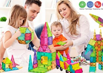Landtaix Kids Magnet Tiles Toy.