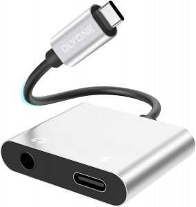 OlYone USB C Headphone and Charger Adapter