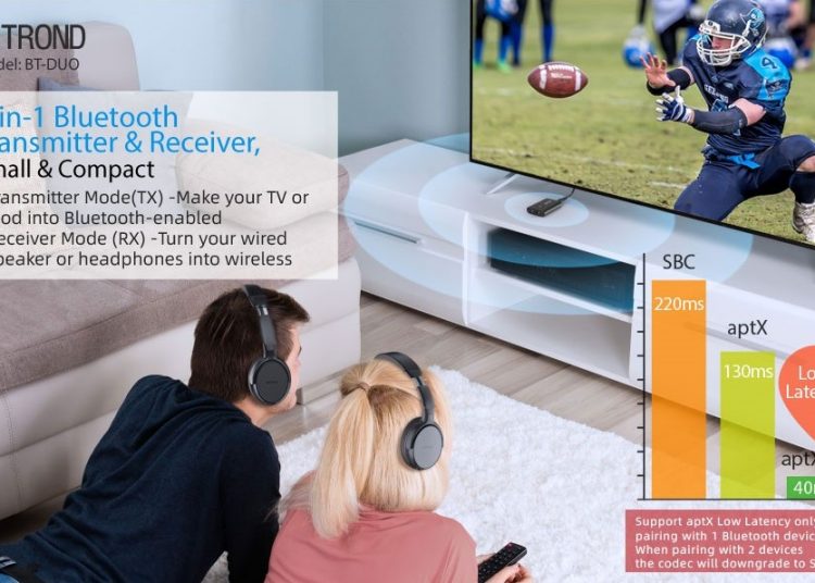 TROND 2-in-1 Bluetooth Audio Transmitter