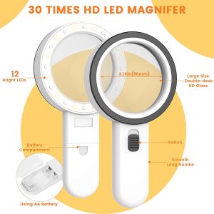 Magnifying Glass with Light