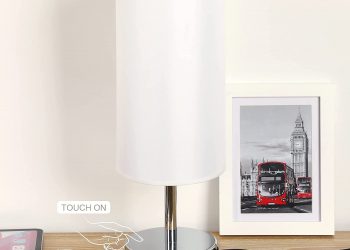 Bedside Lamp with USB Ports