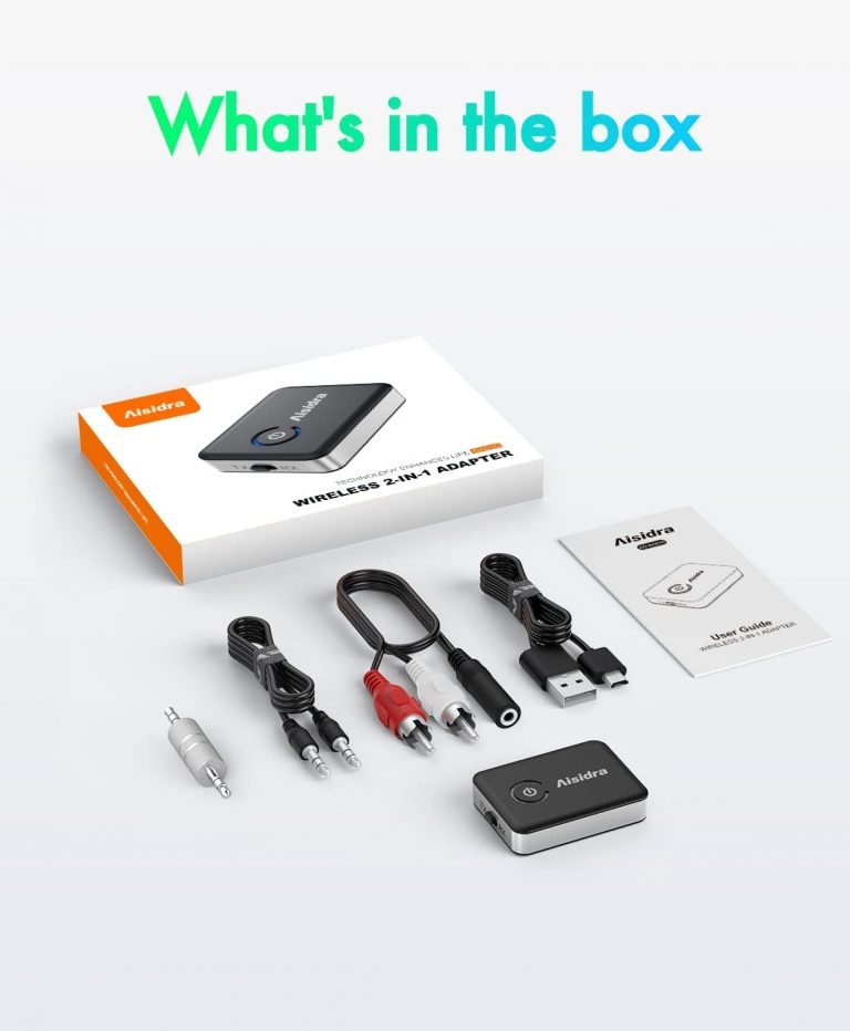 Aisidra V5.0 Bluetooth Transmitter Receiver Saves 15 At 31 On Amazon