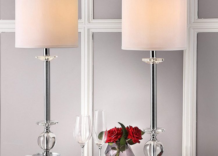 Safavieh Marla crystal candlestick lamp