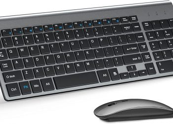 Wireless keyboard with mouse combo