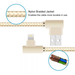 right Angle Lightning Cable.