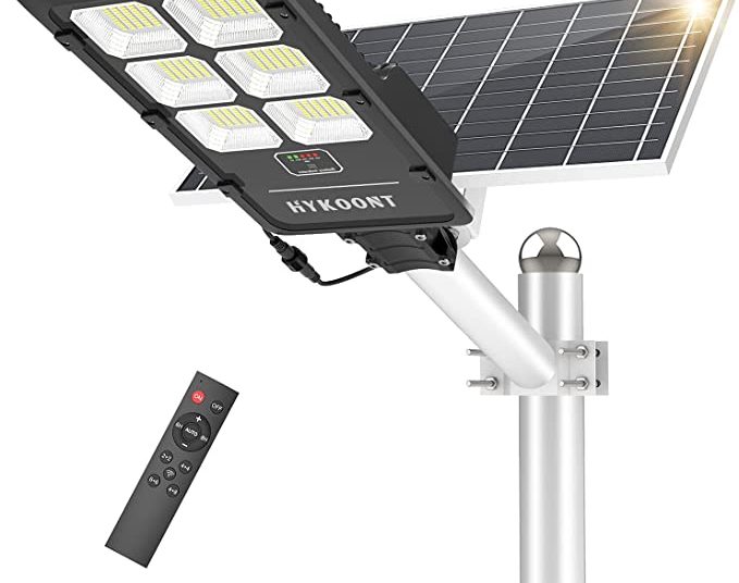 New Low Hits ‎HYKOONT Solar Street Light at $204.99 Now