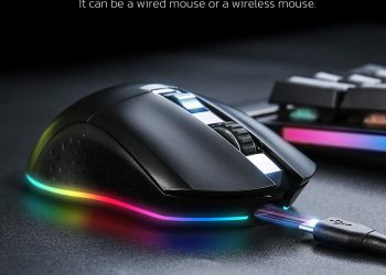 Dual Mode Rechargeable Gaming Mouse 0402