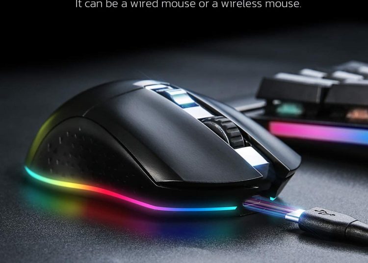 Dual Mode Rechargeable Gaming Mouse 0402