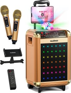 MASINGO Bluetooth Karaoke Machine