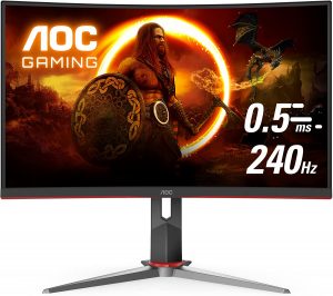 AOC C27G2Z 27 IN FHD Curved Gaming Monitor