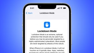 Apple's lock down mode1