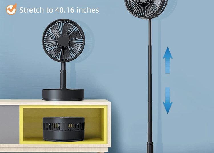 Battery Powered Oscillating Fan