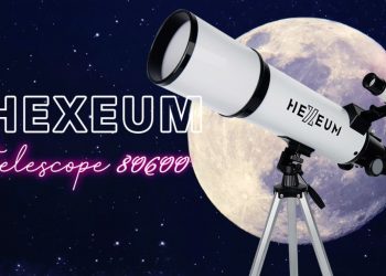 HEXEUM 80mm Aperture 600mm Telescope。