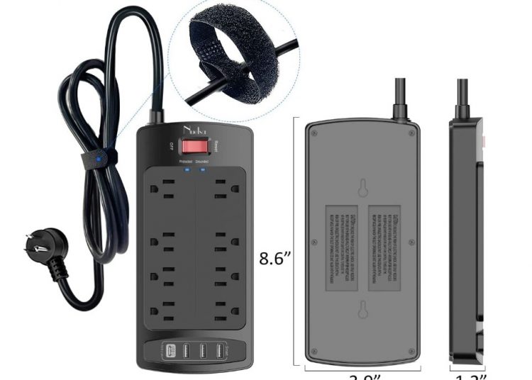 Nuetsa Surge Protector Power Strip .