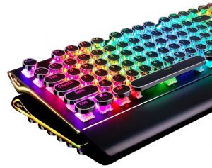 Typewriter Style Mechanical Gaming Keyboard 