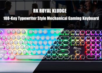 Typewriter Style Mechanical Gaming Keyboard
