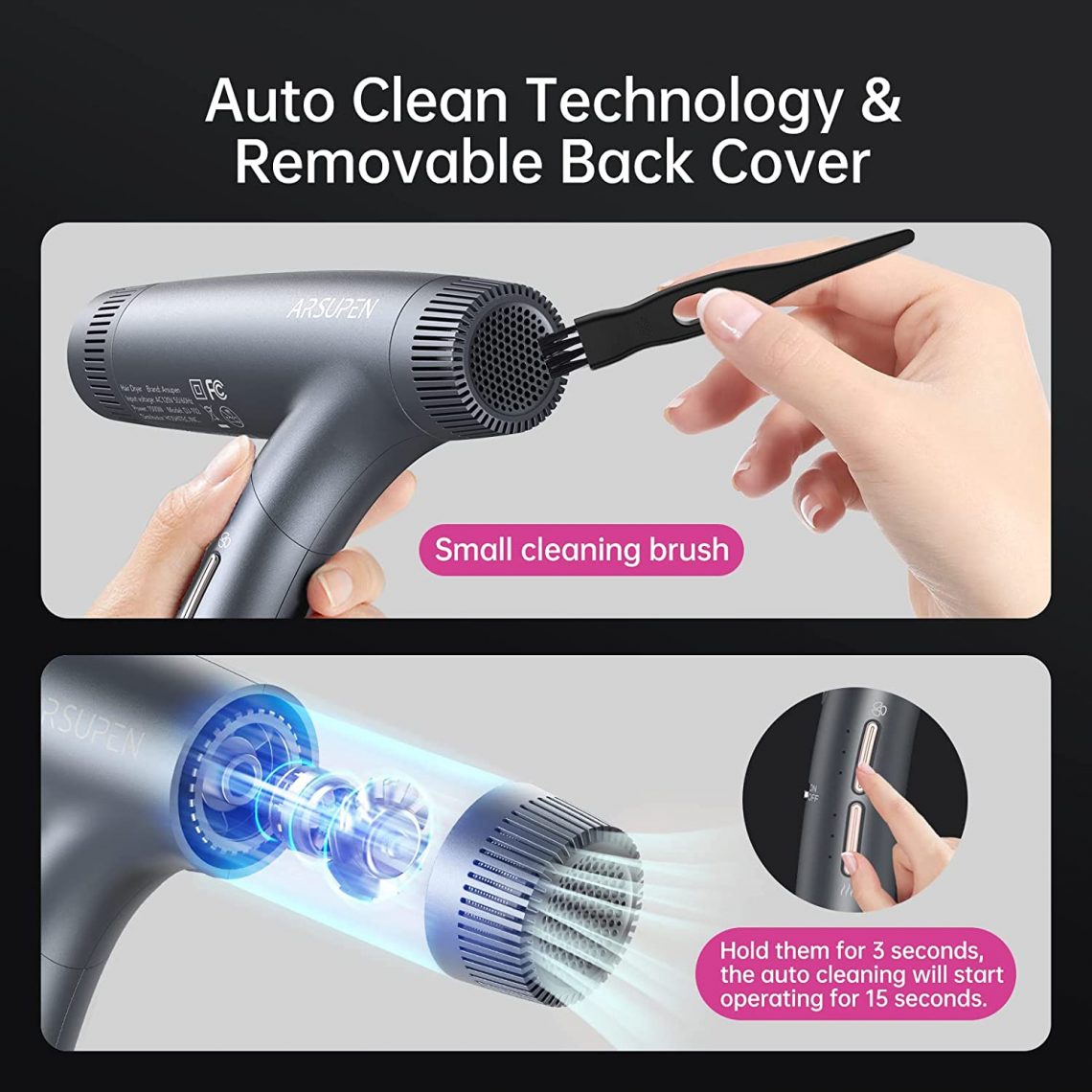 Arsupen Professional Hair Dryer Review Drums